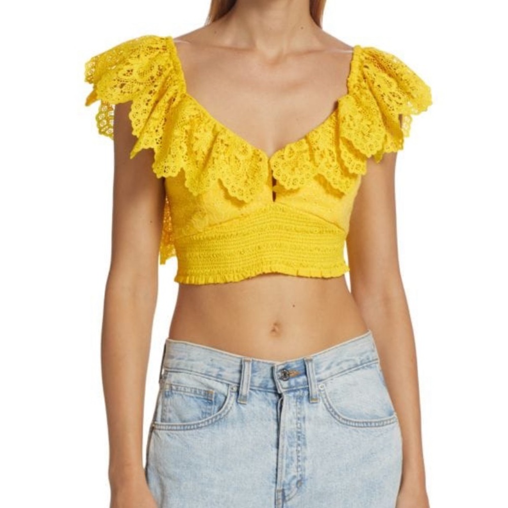 alice & olivia crop top